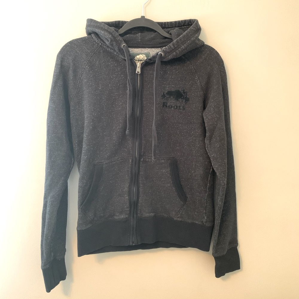 Roots zip up hoodie
